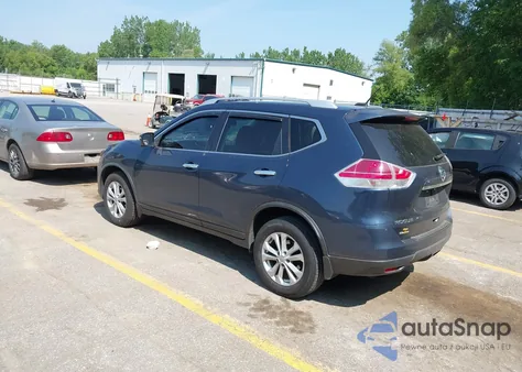 2015 Nissan Rogue Sv из США, поврежденный, VIN KNMAT2MV0FP528568
